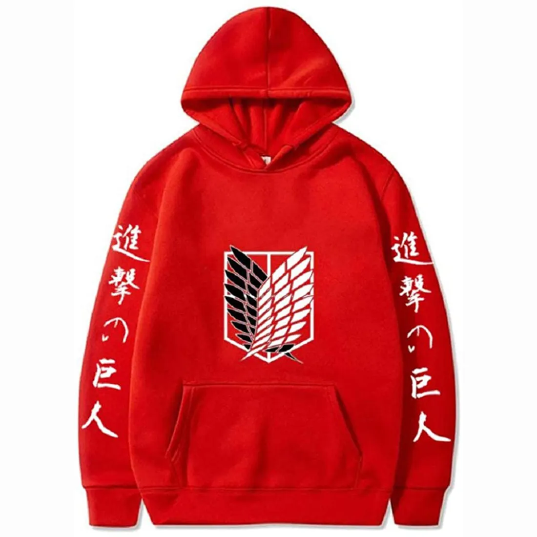 Attack on Titan Hoodie Satoru Gojo Jujutsu Kaisen Anime Fashion Pullovers Casual Tops Wings of Freedom
