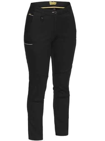 Bisley, Women's Stretch Cotton Pant, BPL6015 (Pair) - Black - Size: 22