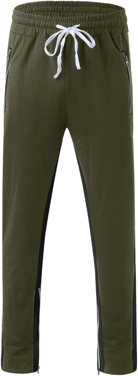 Cargo Trousers for Men Slim Jogger Pants Tapered Athletic Sweatpants for Jogging Running Exercise Gym Workout Mens