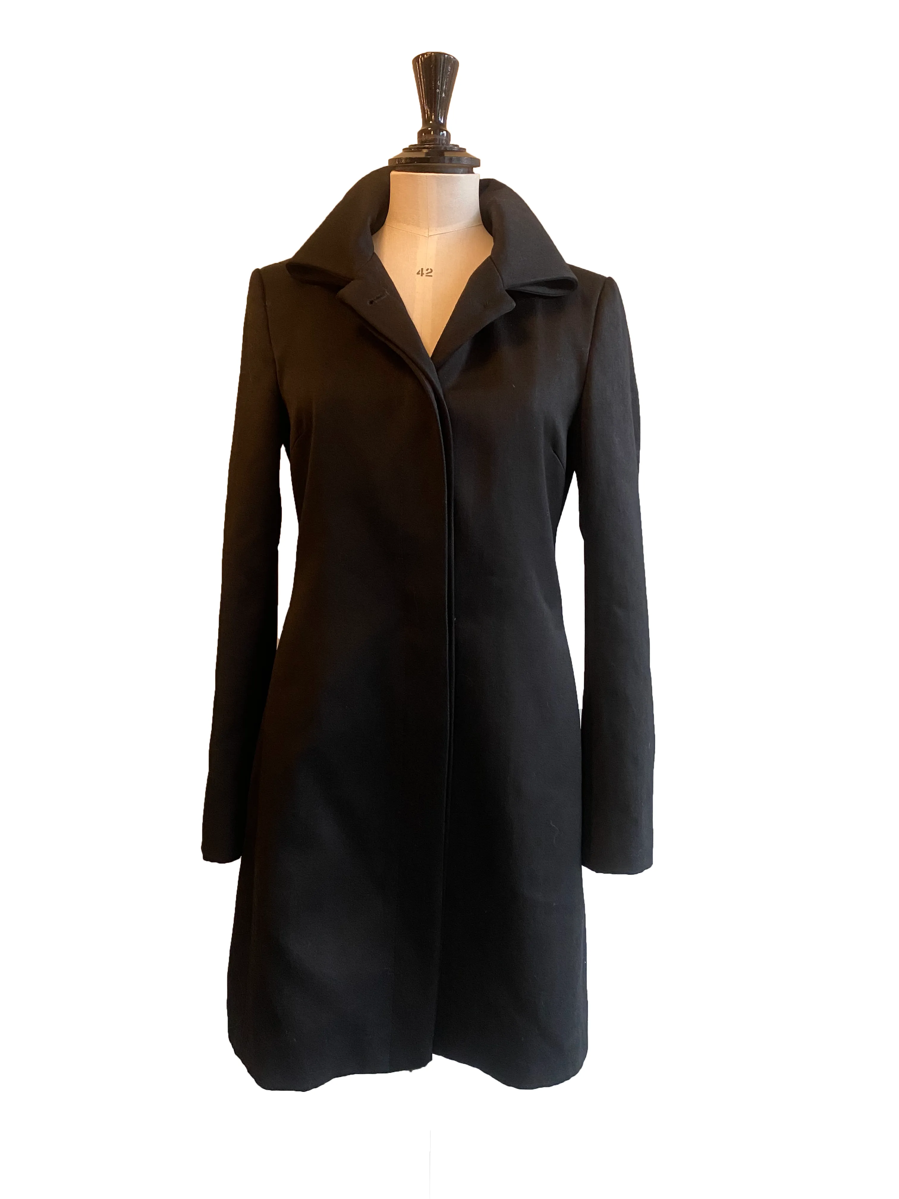 Folded Wool Coat