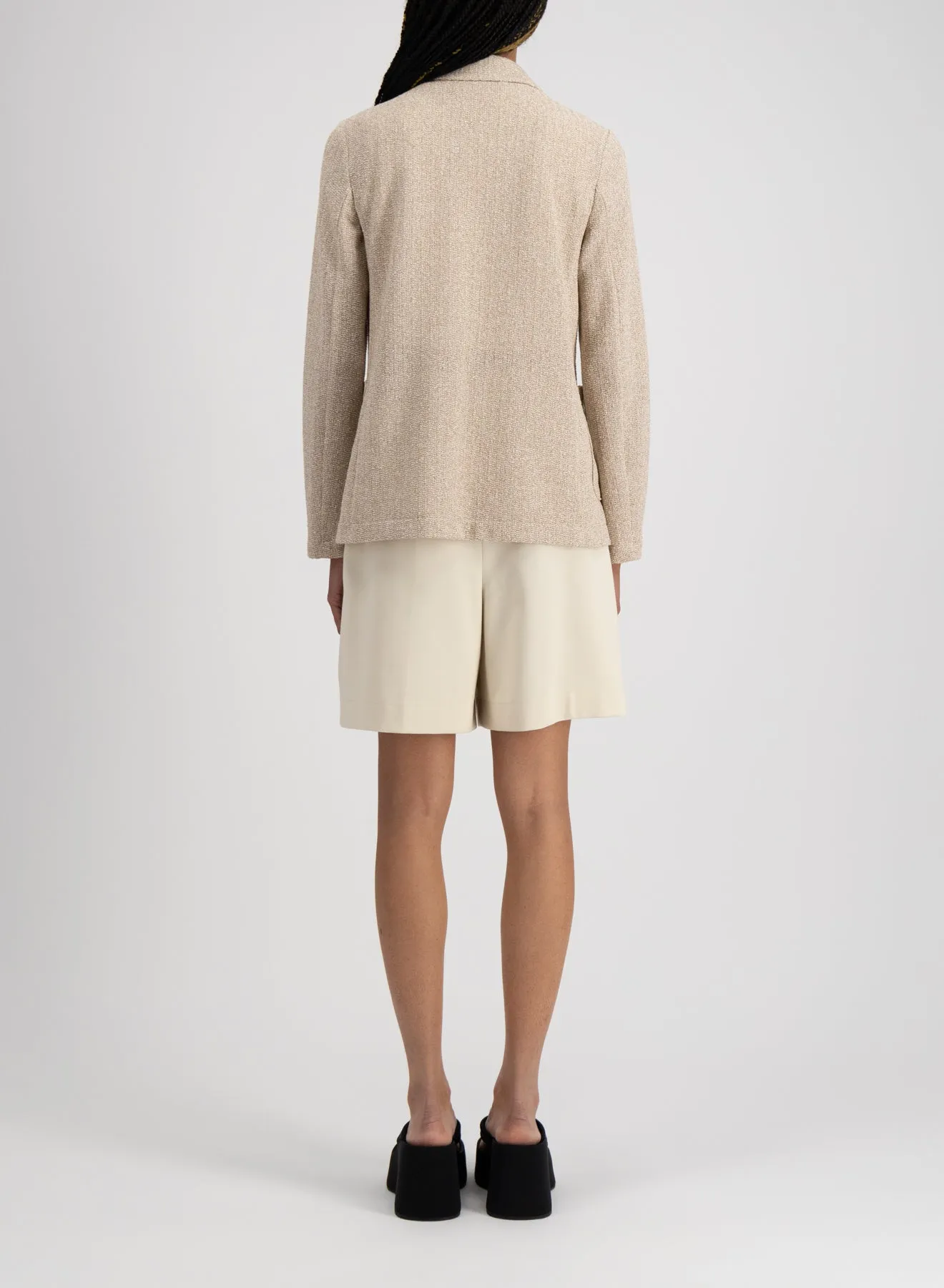 Harris Wharf London bicolour frise Blazer White/Beige