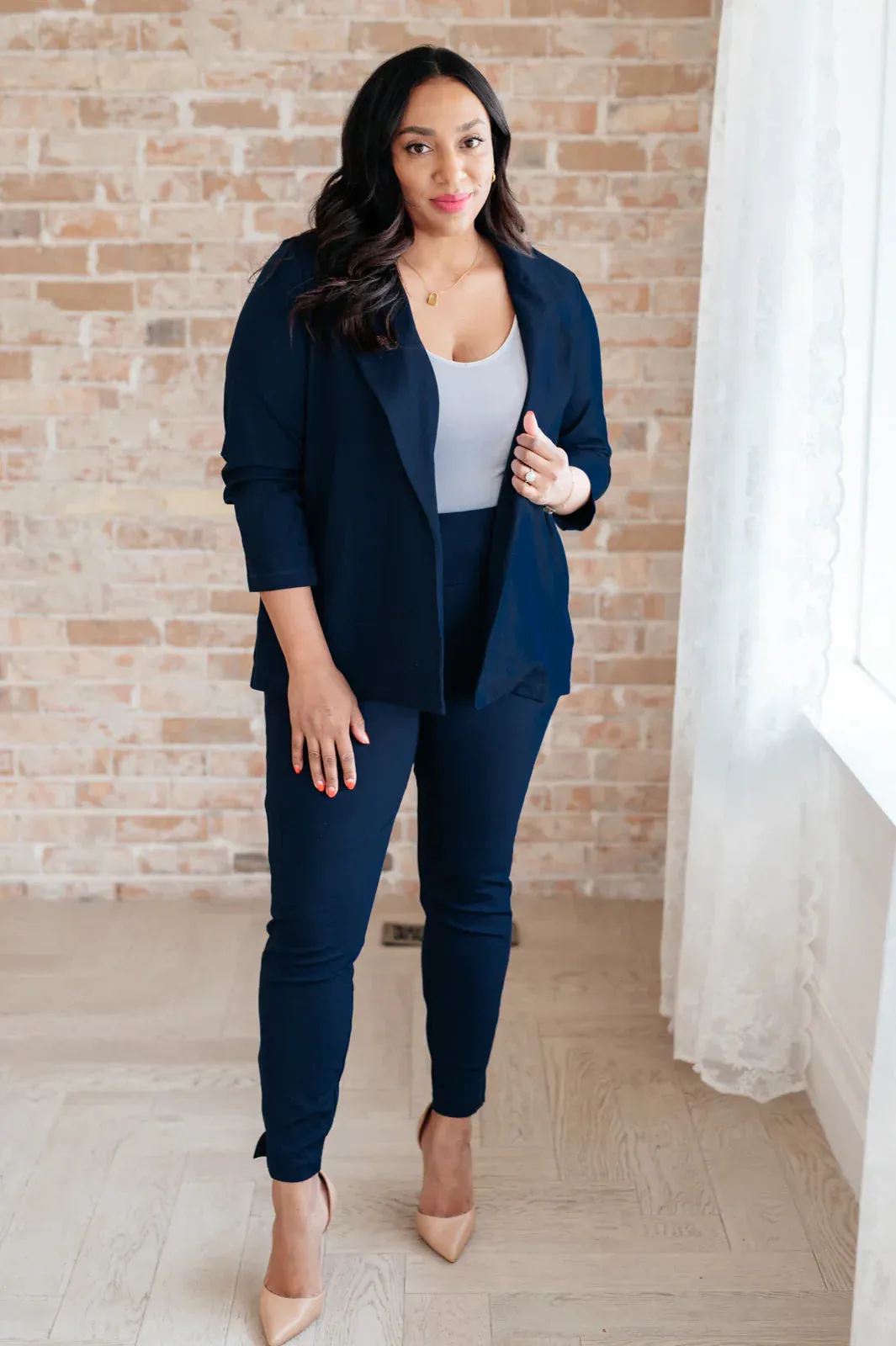 Hazel Blues® |  Magic 3/4 Blazer in Nine Colors