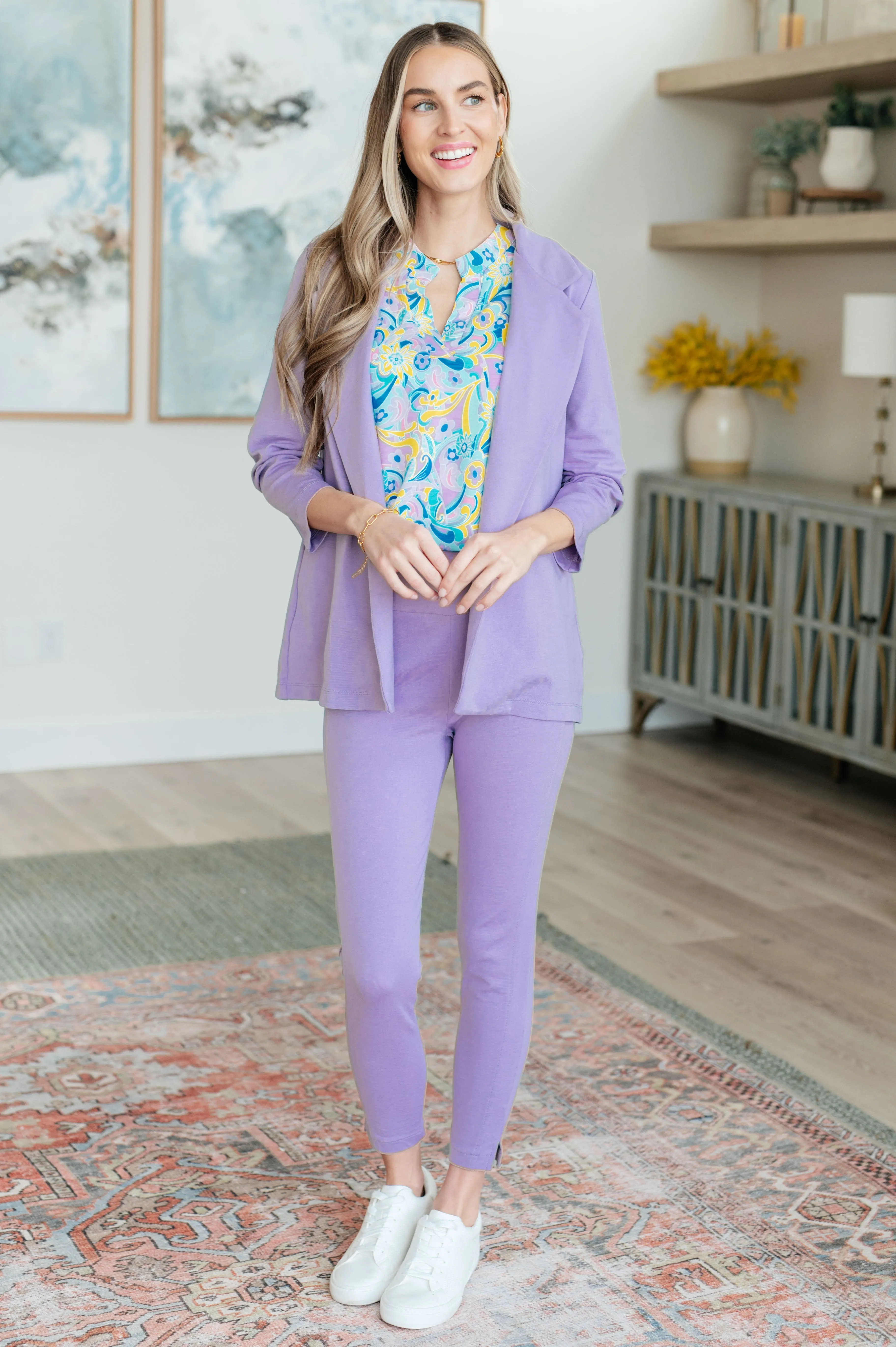 Hazel Blues® |  Magic 3/4 Blazer in Nine Colors