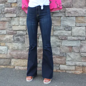 High Rise Super Flare Cello Jeans