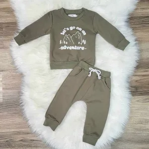 Let's Go on an Adventure Jogger Set