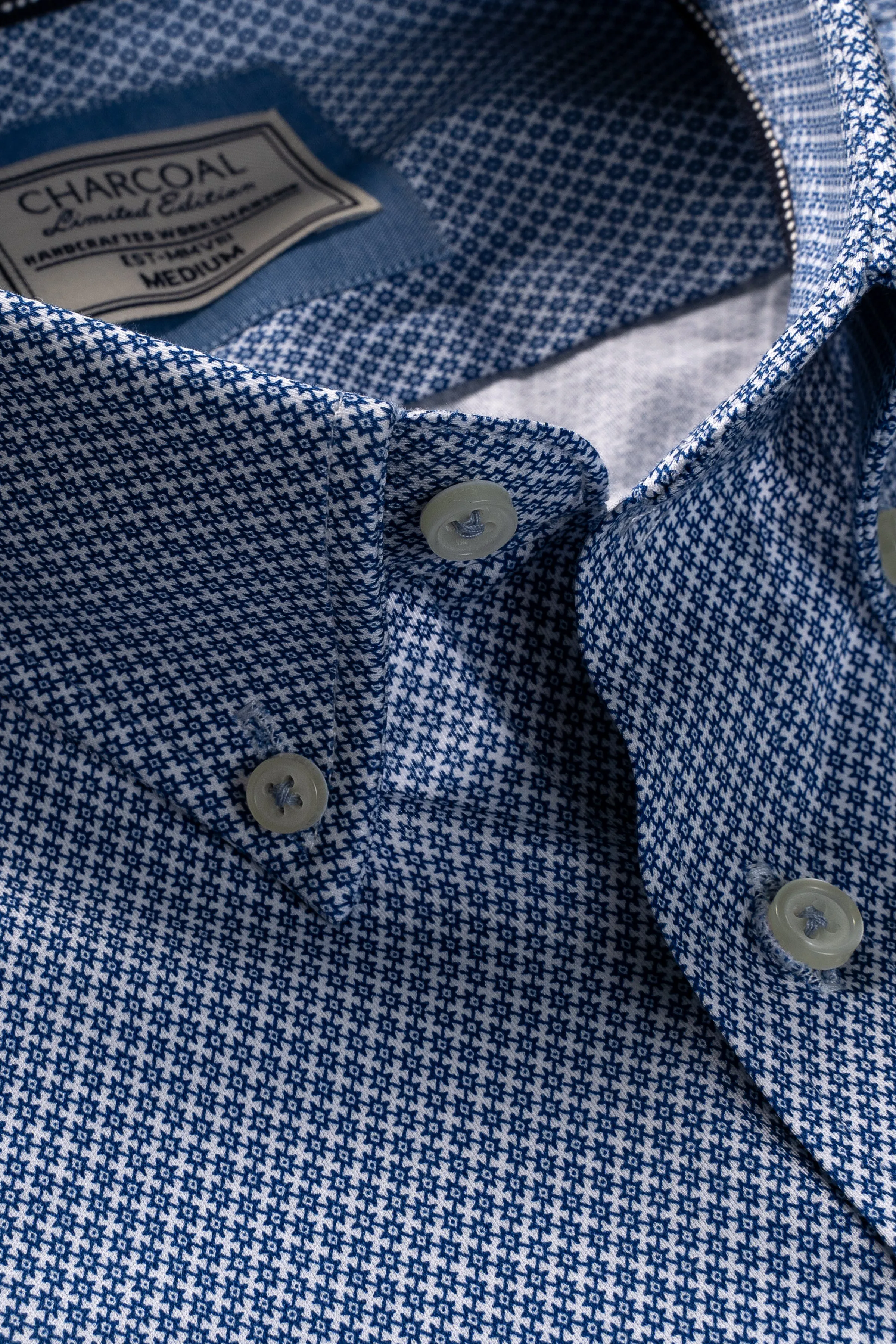 LIMITED EDITION HALF SLEEVE SHIRT WHITE NAVY