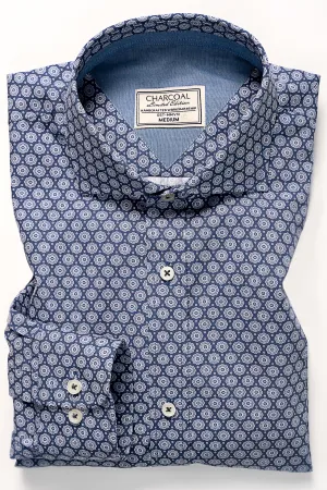 LIMITED EDITION SHIRT NAVY PRINTED