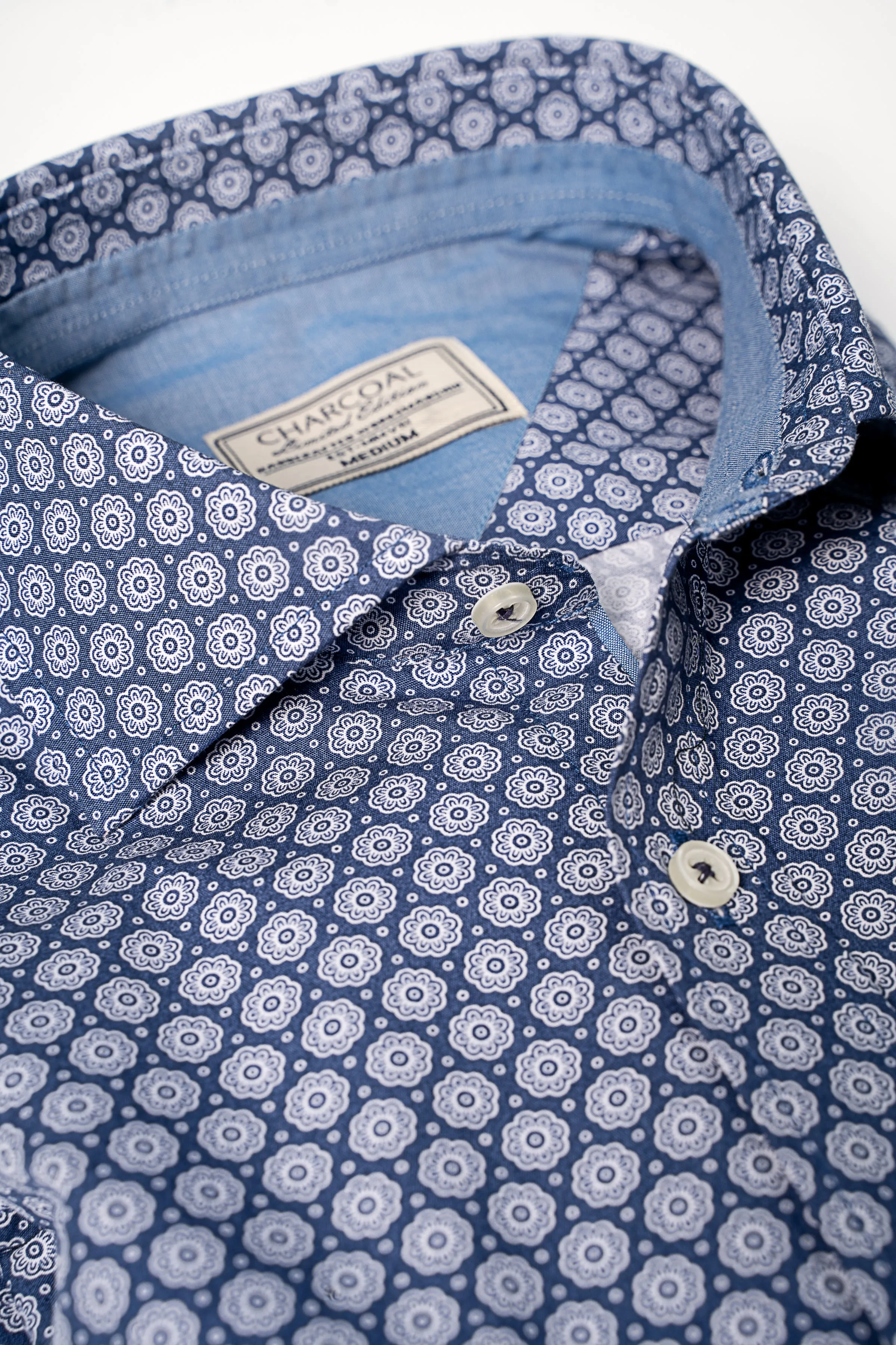 LIMITED EDITION SHIRT NAVY PRINTED