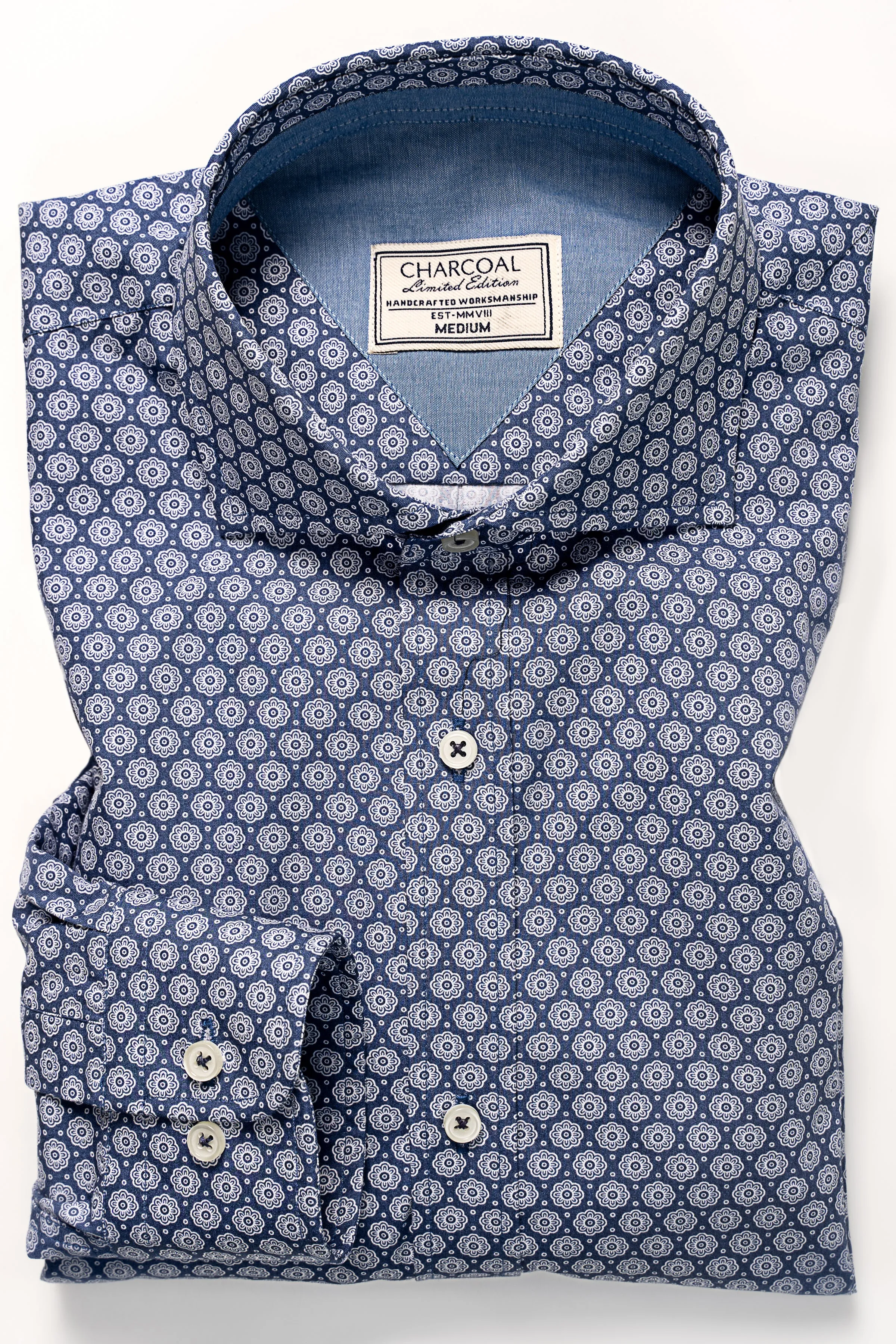 LIMITED EDITION SHIRT NAVY PRINTED