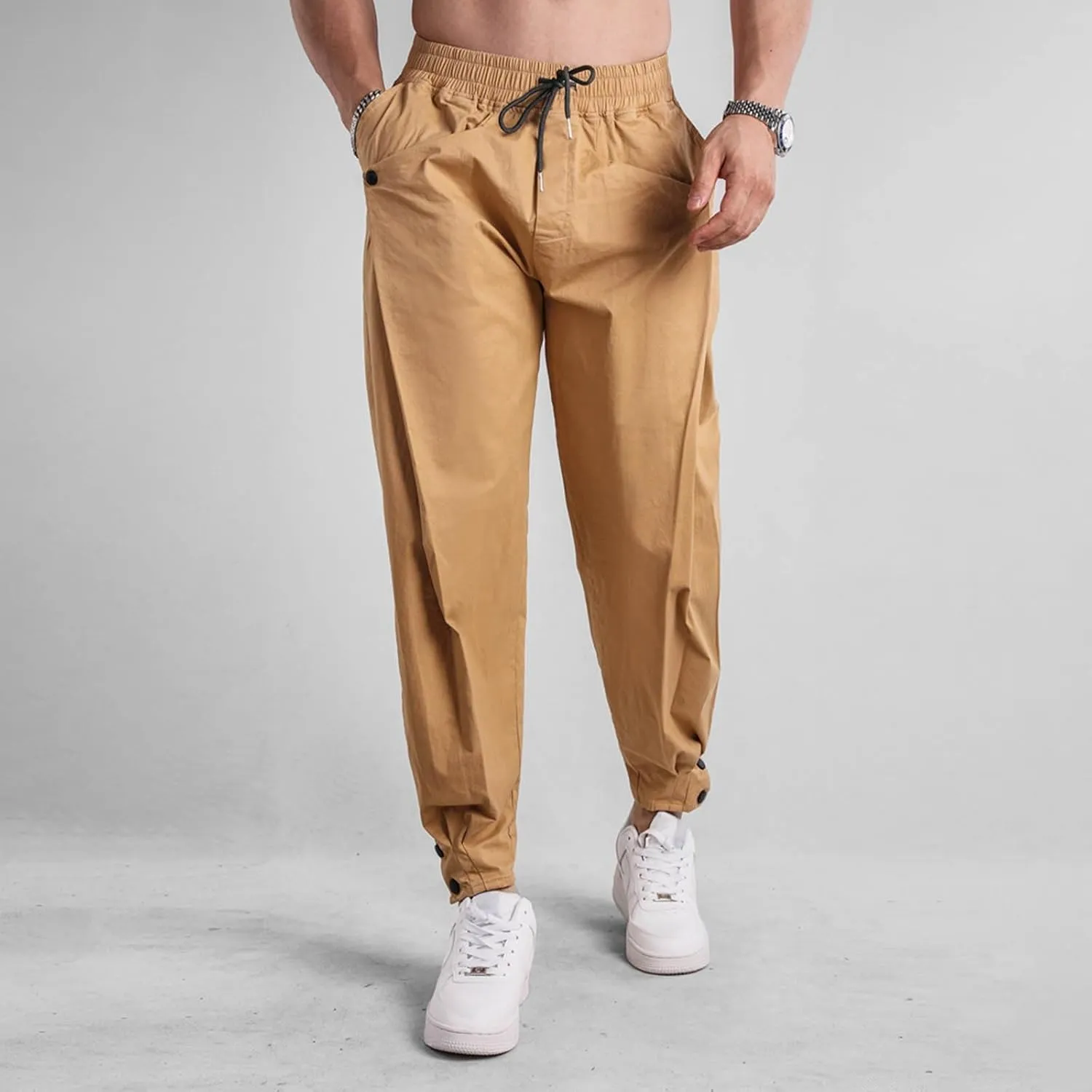 Men's Cargo Pants Hiking Pants for Men Lightweight Slim-Fit Multi-Pocket Men's Trousers