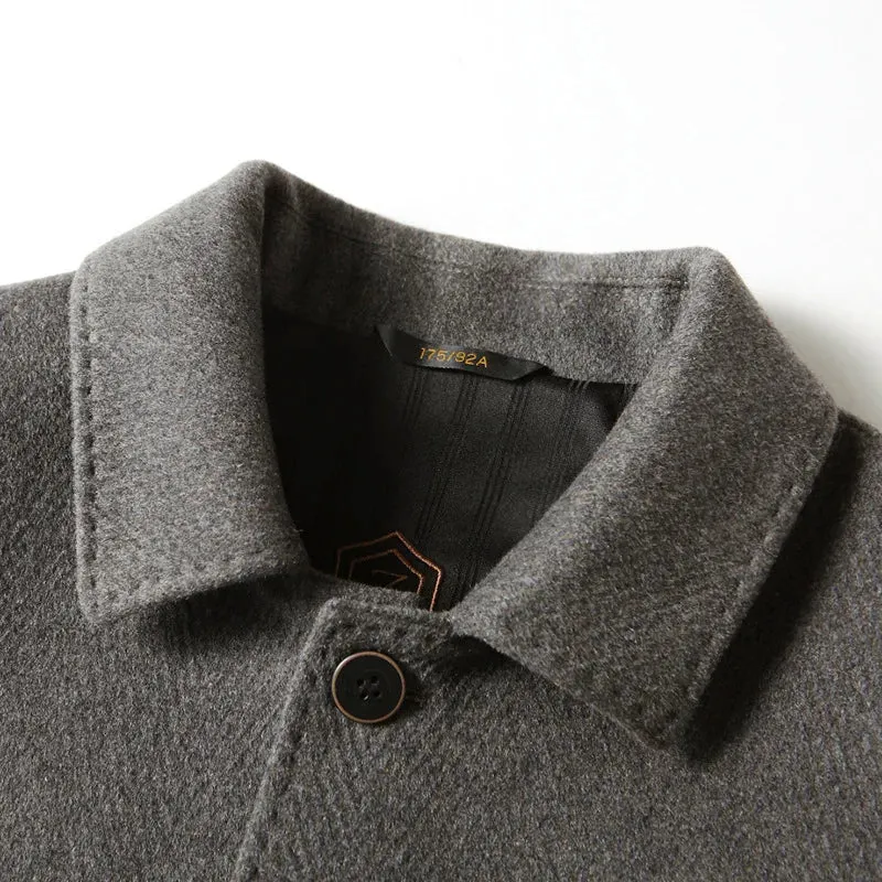 Men's Lapel Mid-Length Coats