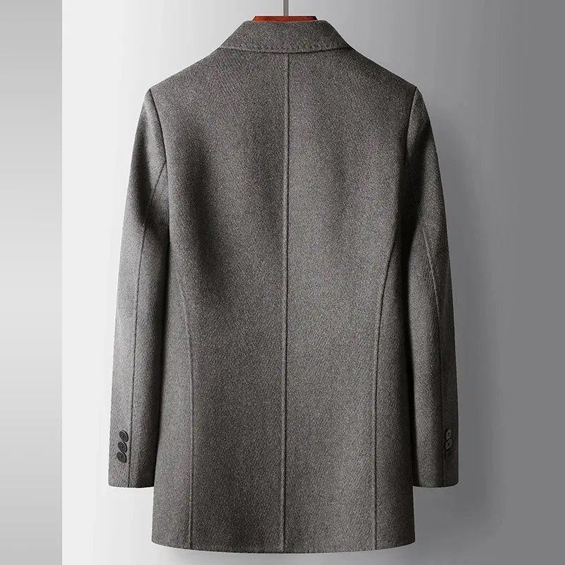Men's Lapel Mid-Length Coats