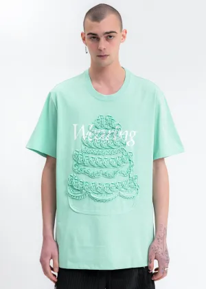 Mint Cake Embroidery T-Shirt