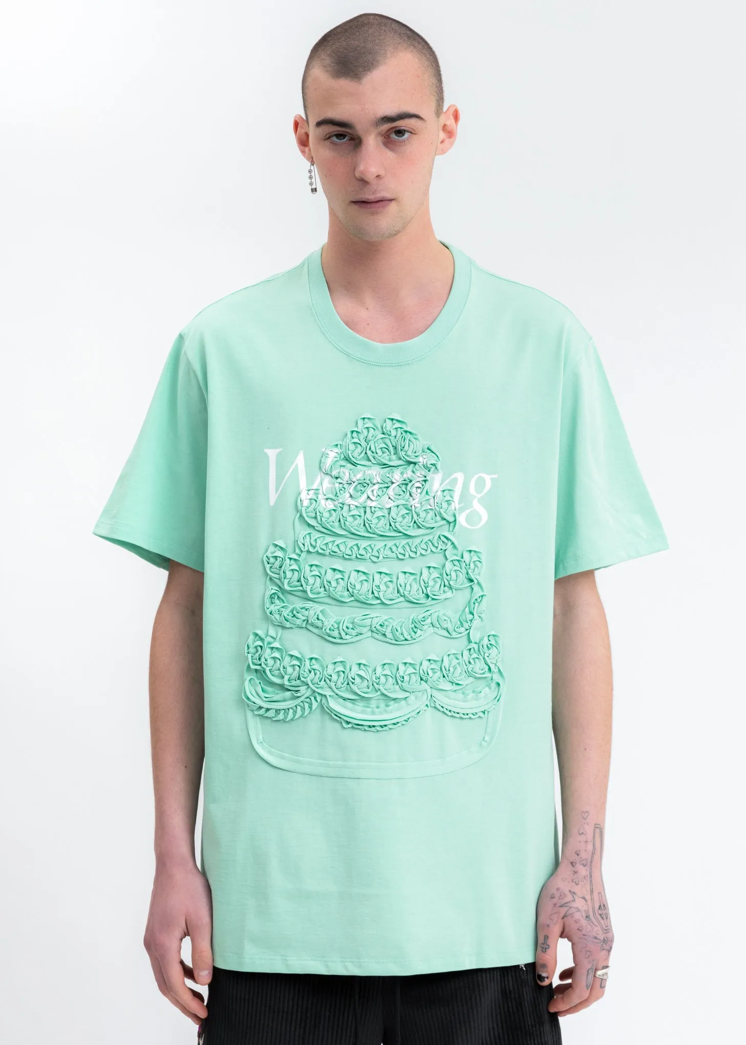 Mint Cake Embroidery T-Shirt