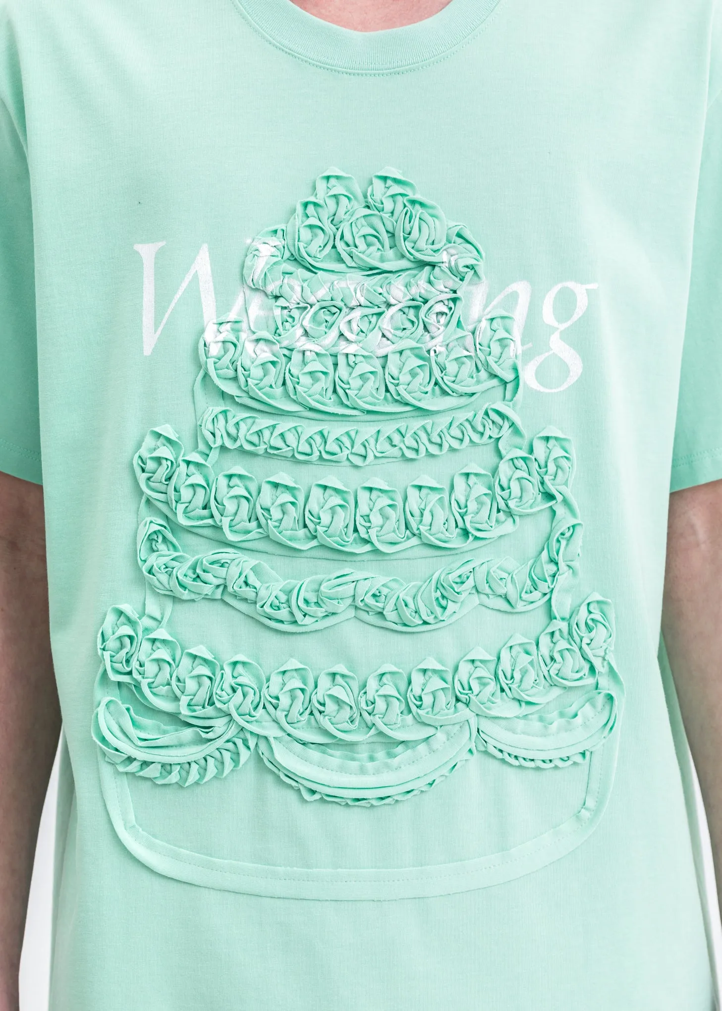 Mint Cake Embroidery T-Shirt