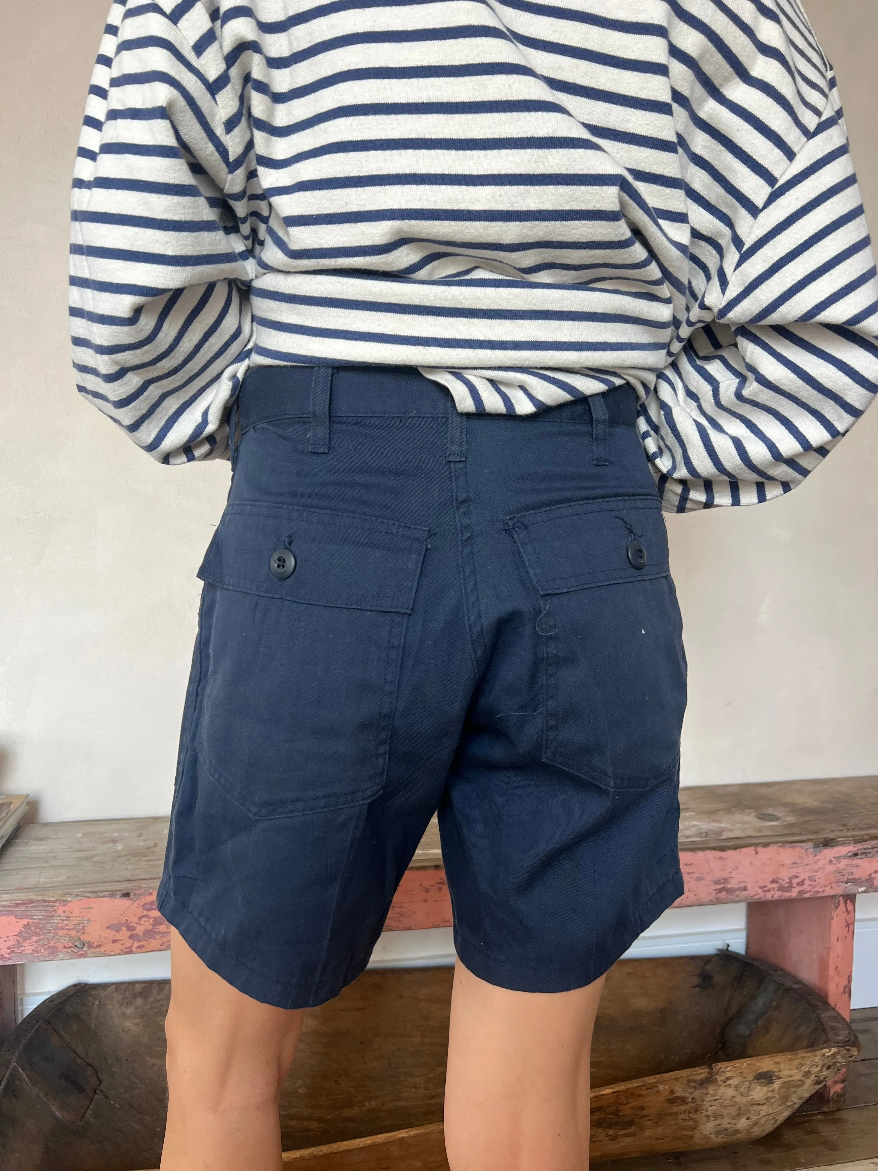 Navy Workwear Shorts #2