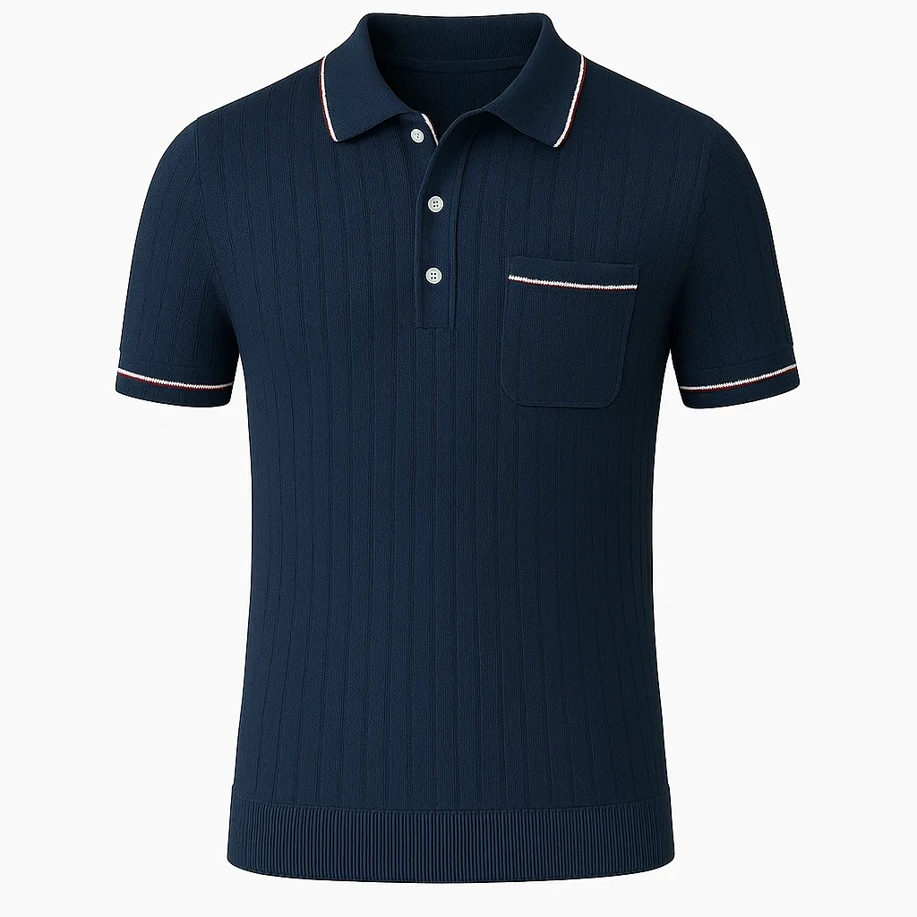 Old Money Short-sleeved Polo Shirt