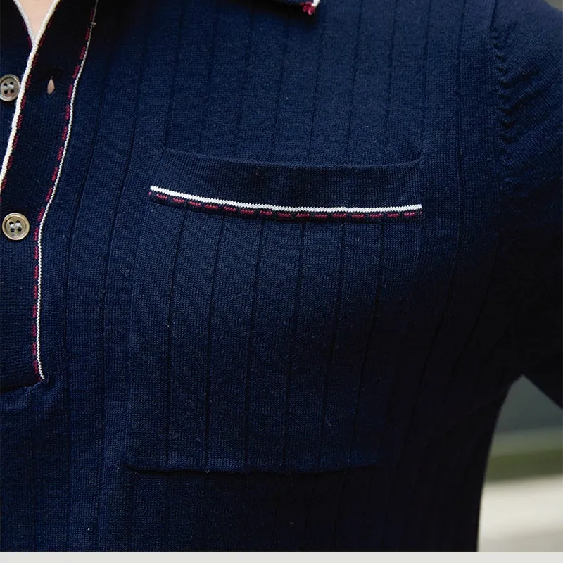 Old Money Short-sleeved Polo Shirt