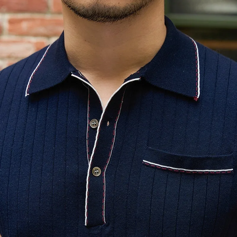 Old Money Short-sleeved Polo Shirt