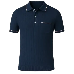 Old Money Short-sleeved Polo Shirt