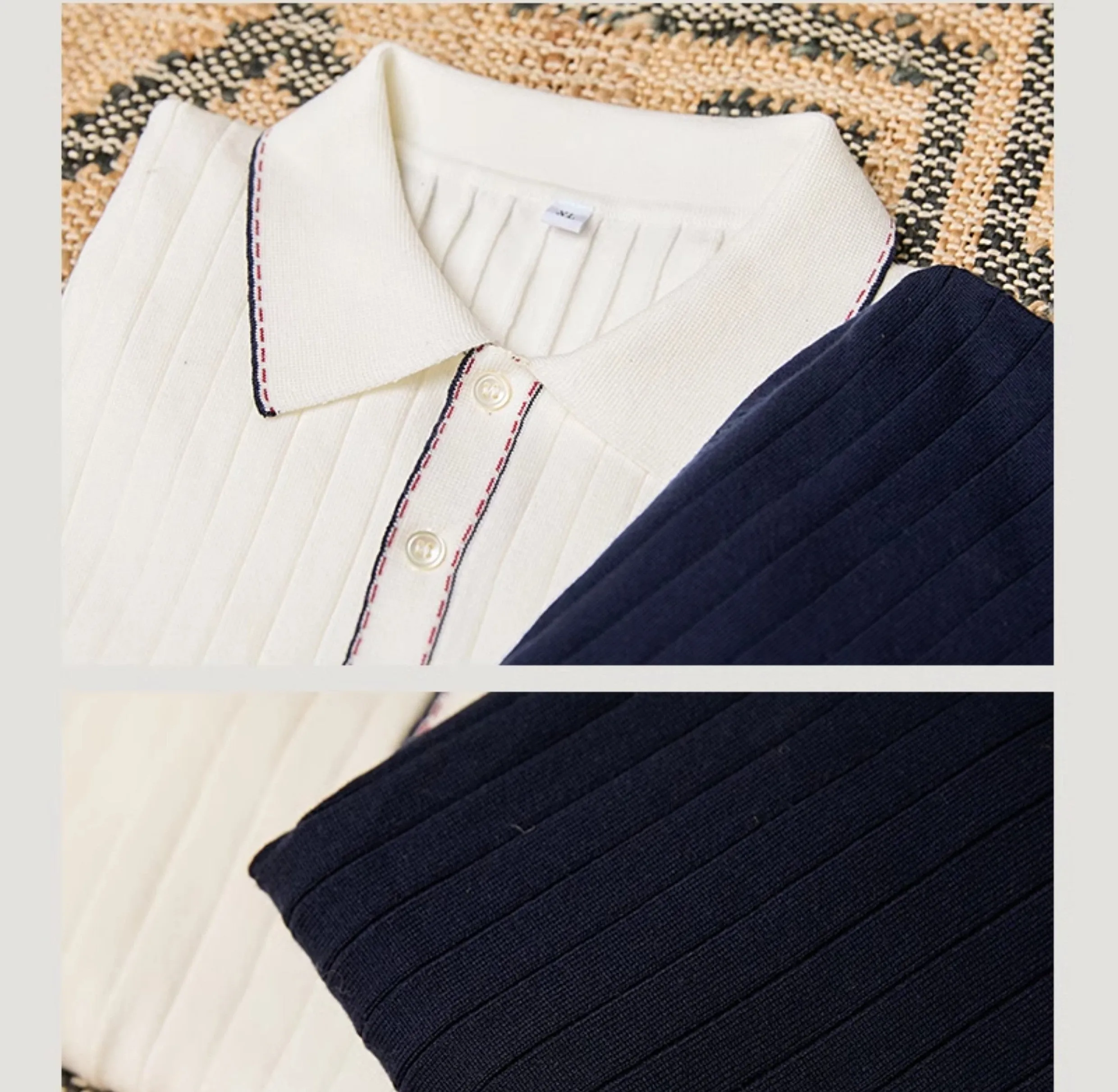 Old Money Short-sleeved Polo Shirt