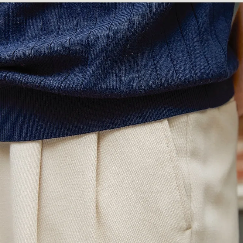 Old Money Short-sleeved Polo Shirt
