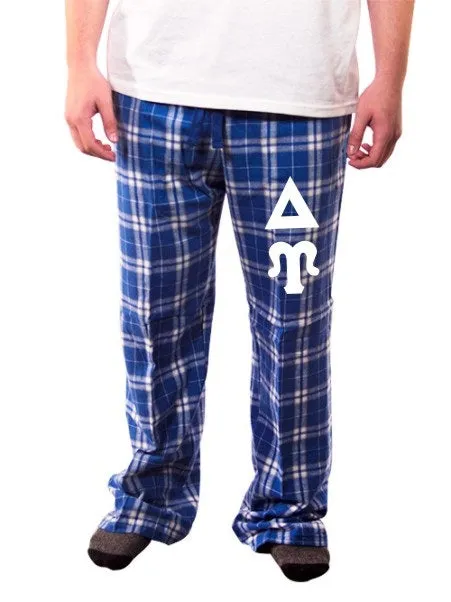 Pajama Pants with Sewn-On Letters