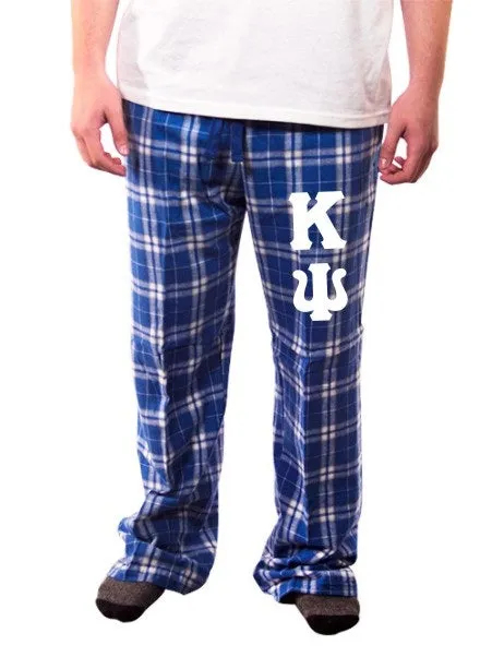 Pajama Pants with Sewn-On Letters