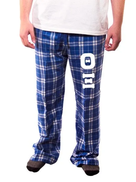 Pajama Pants with Sewn-On Letters