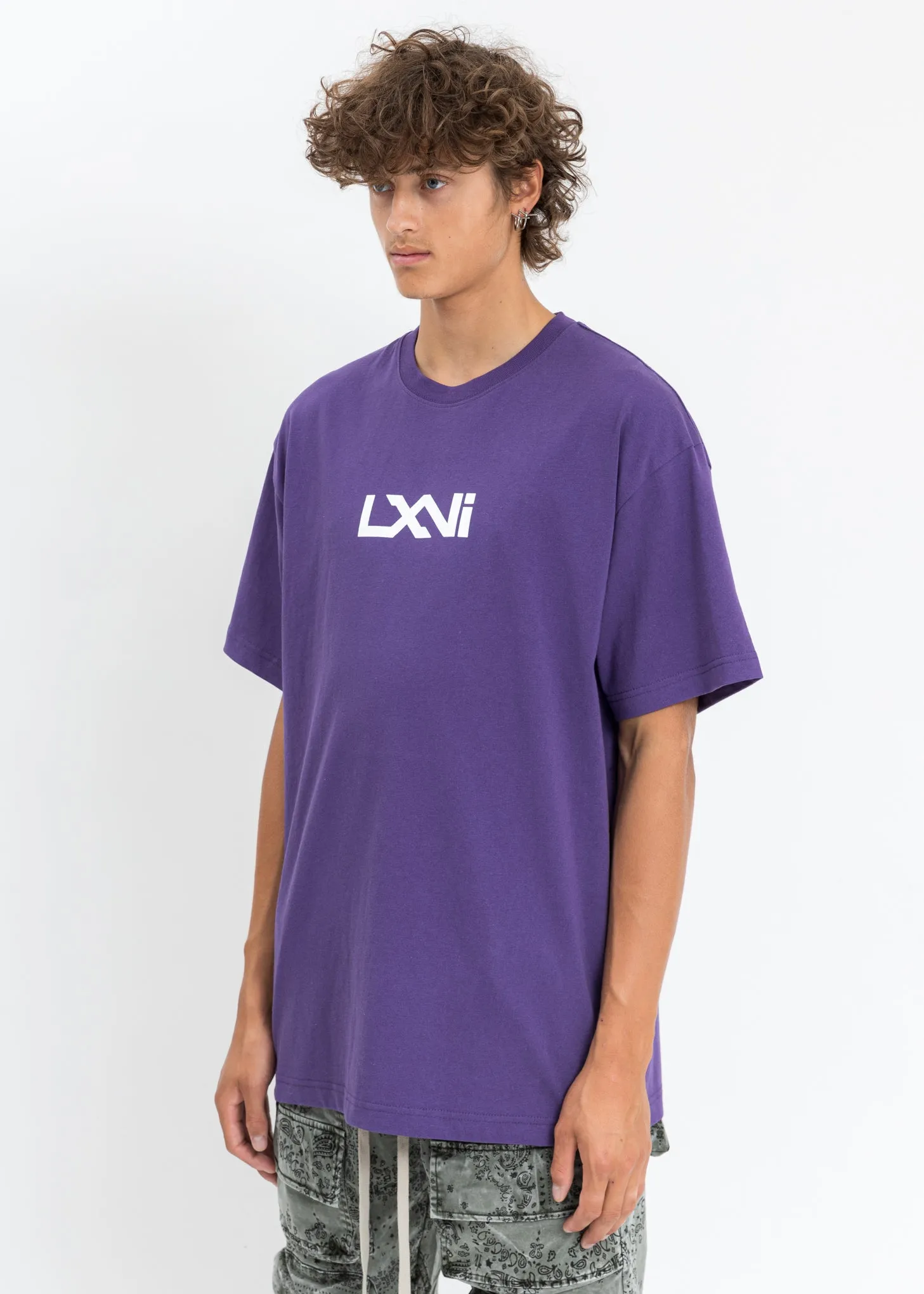 Purple LXVI Logo T-Shirt