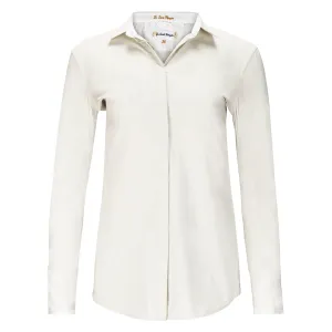 Relaxed Button Down Shirt - Pearl Grey