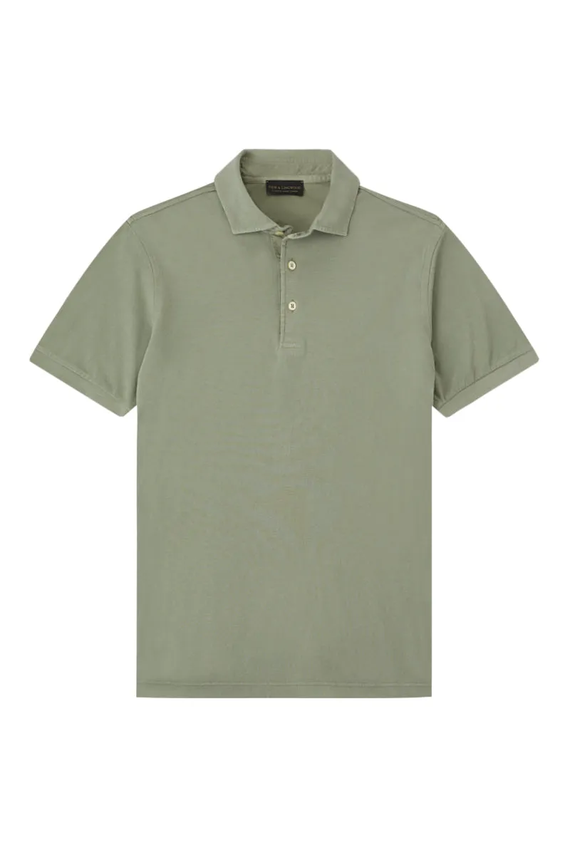 Sage Short Sleeve Polo Shirt