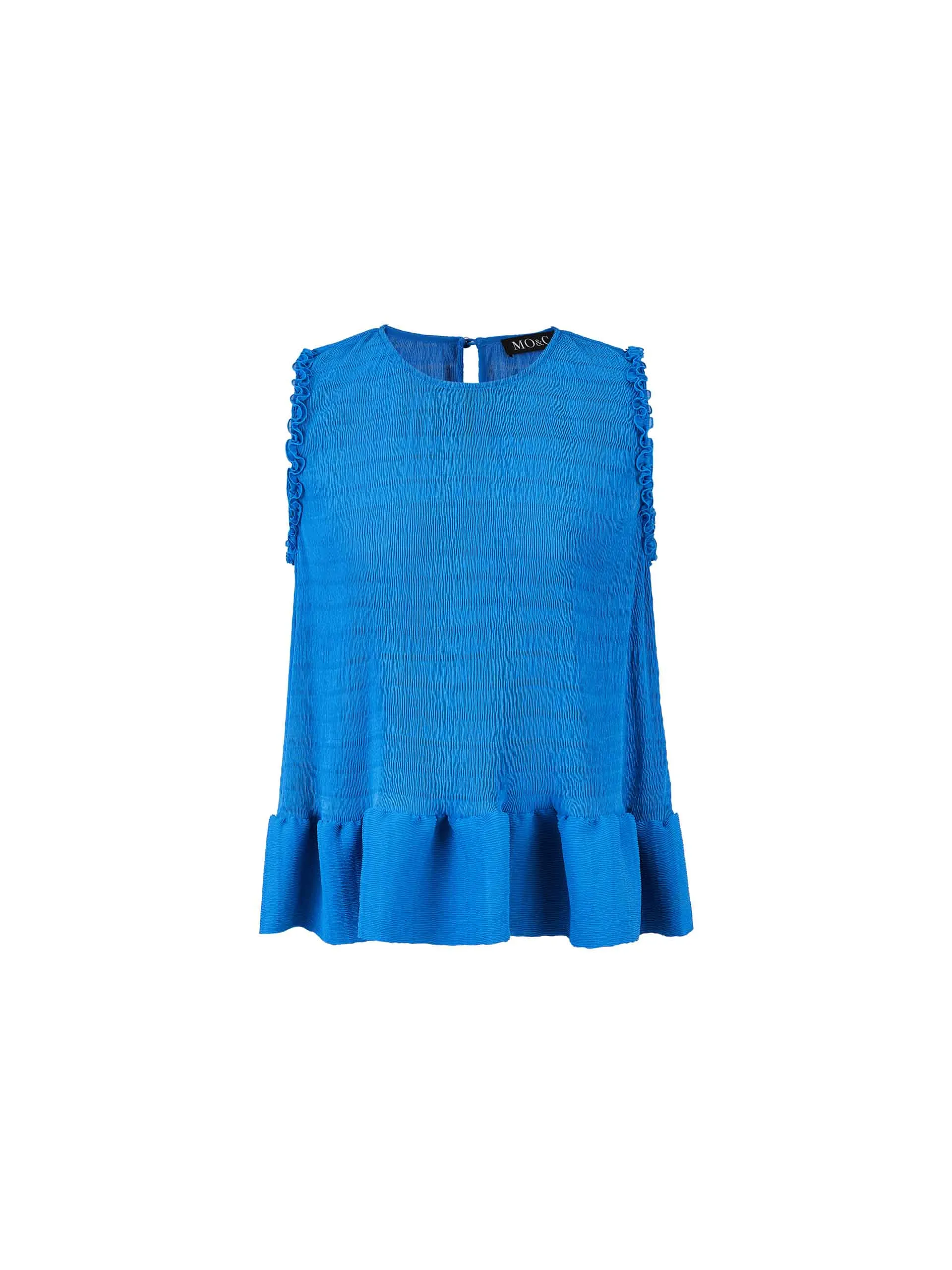 Structured Ruffle Tank Top