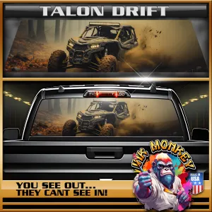 Talon Drift - Truck Back Window Graphics - Customizable