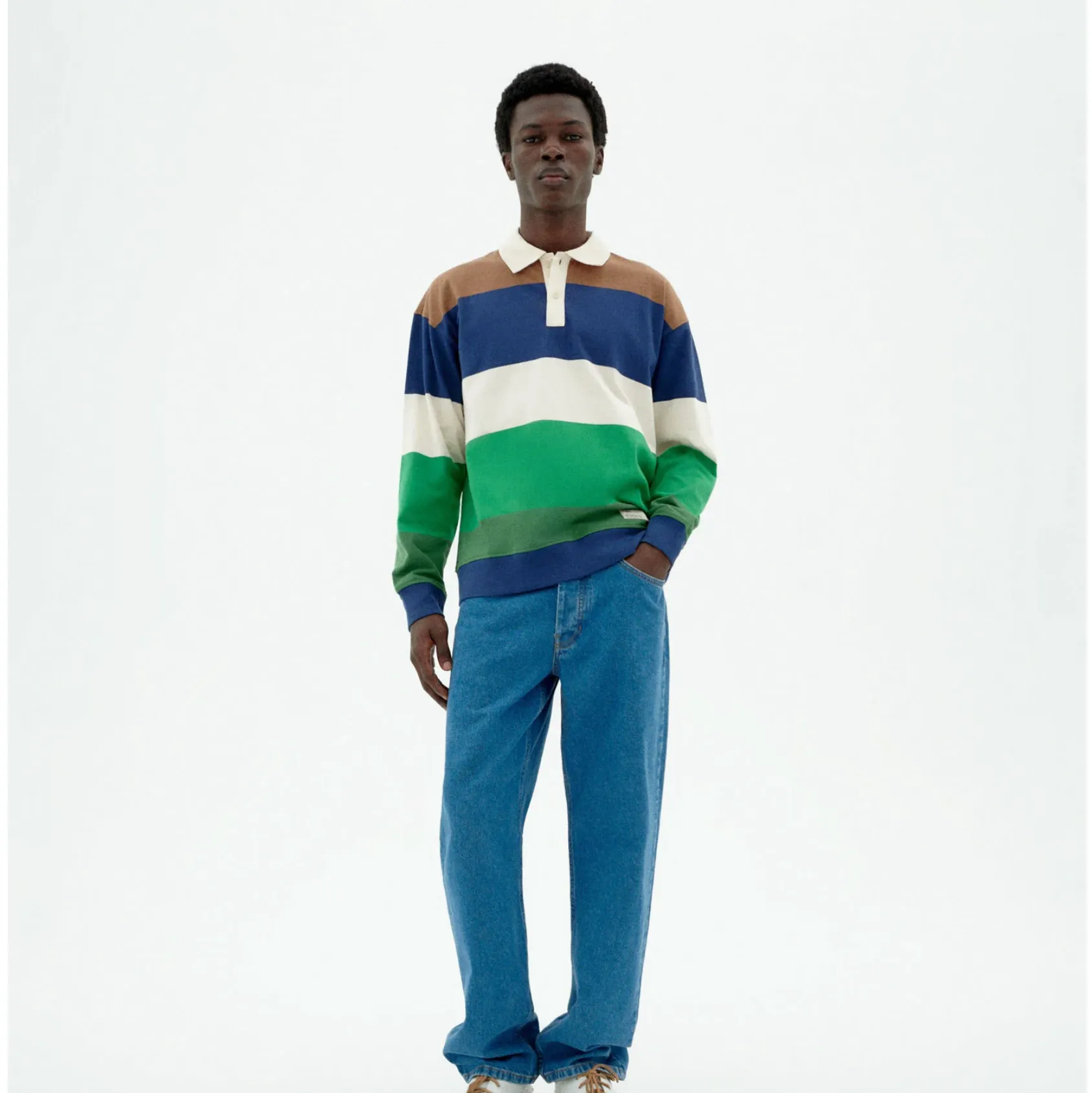 Thinking Mu - Land Stripes Bob Polo