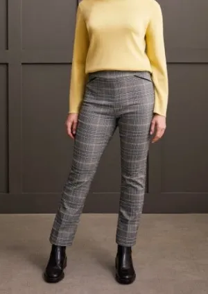 Tribal Pull On Plaid Ankle Pant-50% OFF