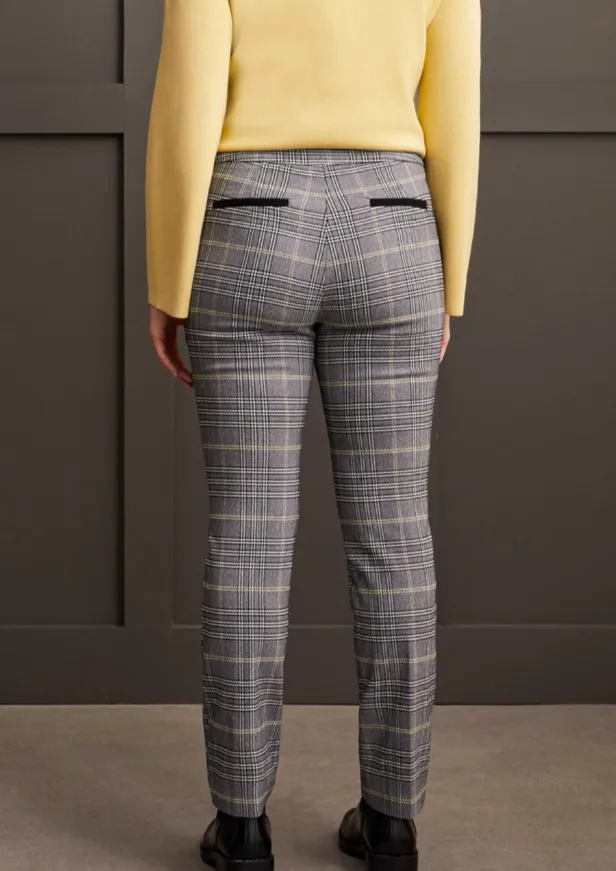 Tribal Pull On Plaid Ankle Pant-50% OFF