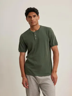 Vito Slub Henley Tee - Caper