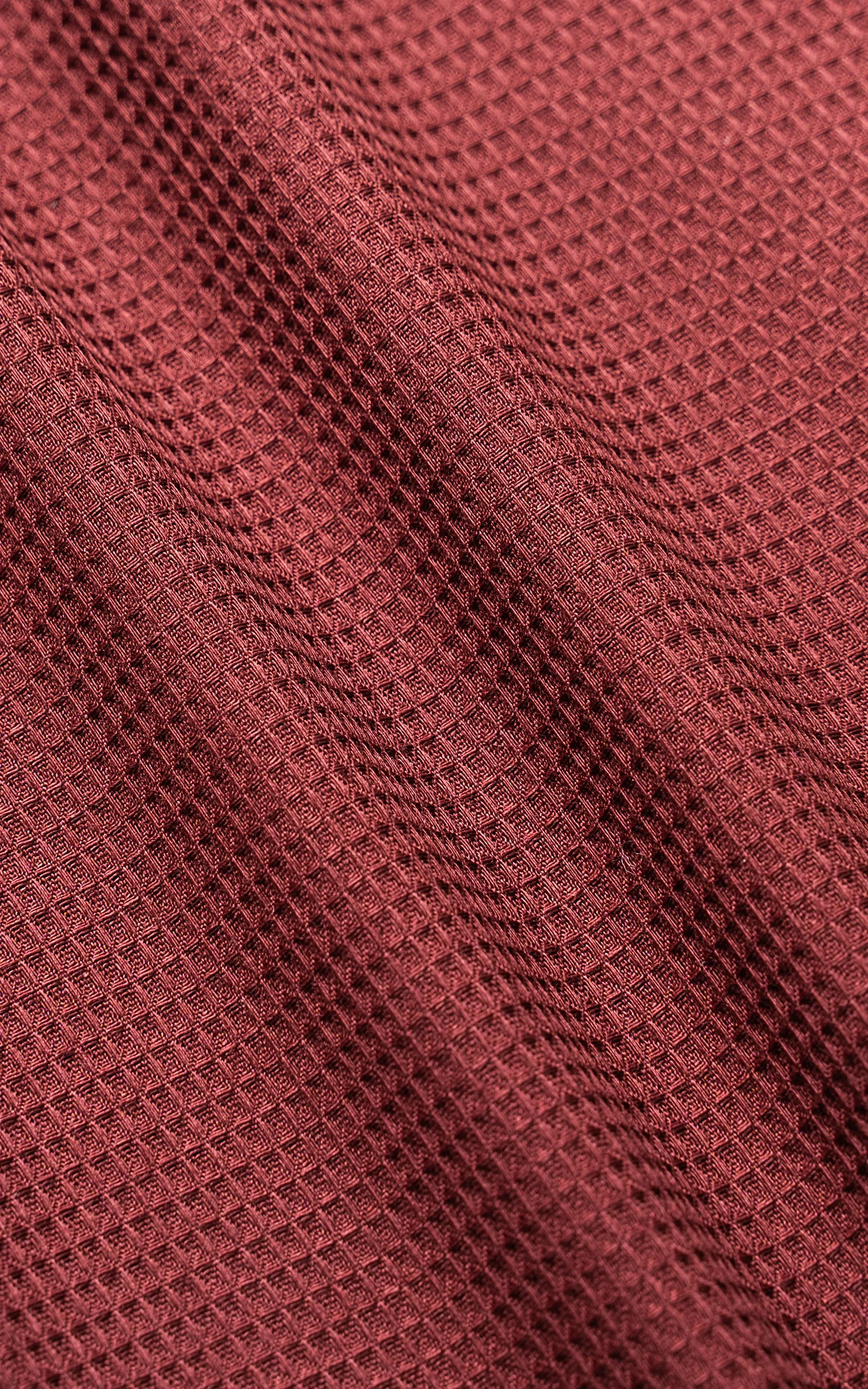 WAFFLE SMART SHIRT MAROON