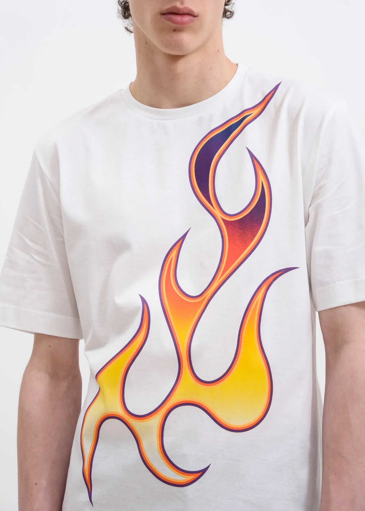 White Unity Flaming T-Shirt