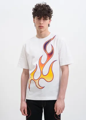 White Unity Flaming T-Shirt