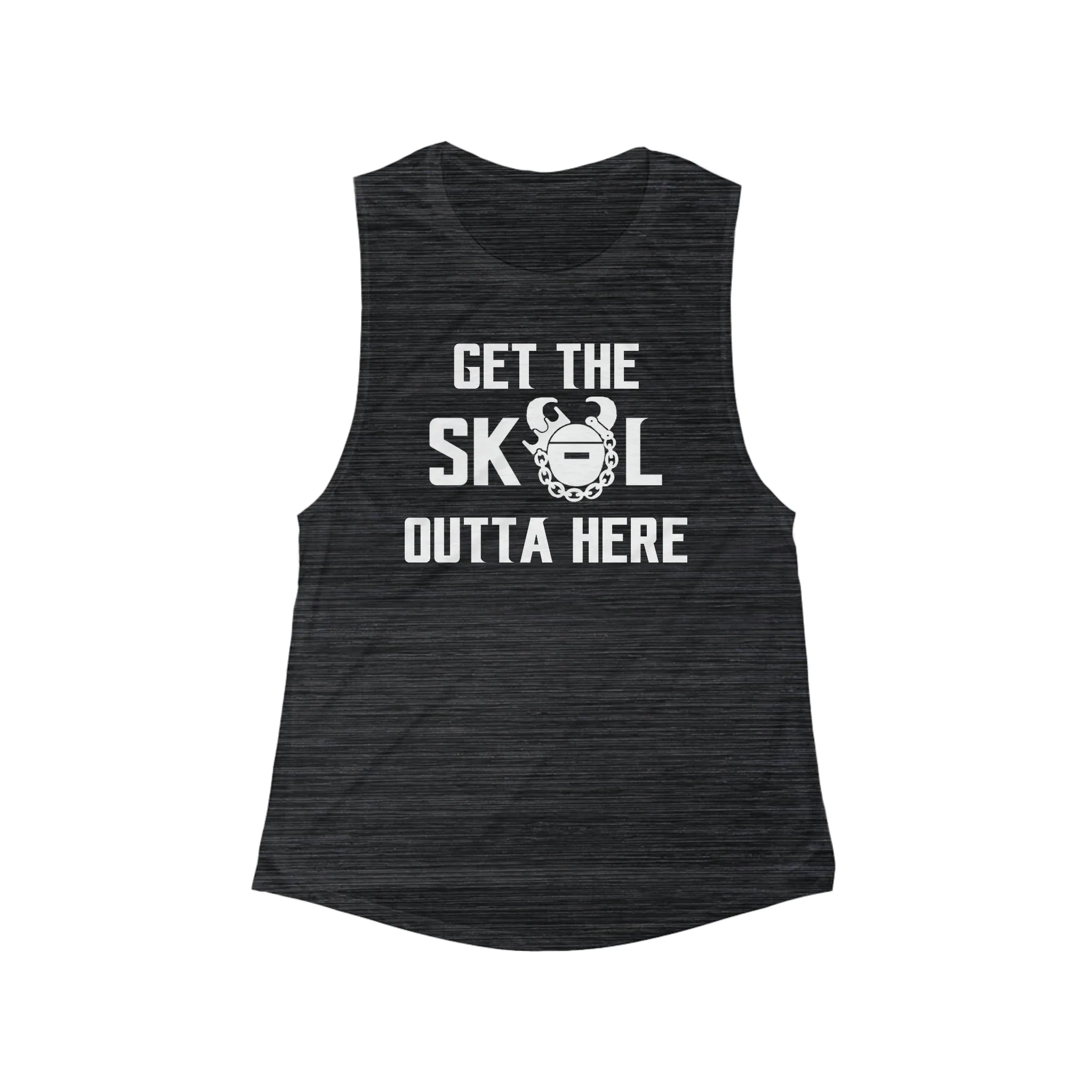 Women's Flowy Scoop Muscle Tank - Get OUTTA Here